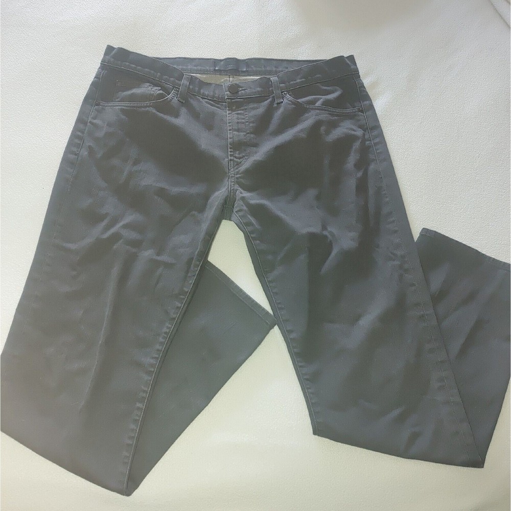 J Brand Kane Men's Jeans Size 38x32 Slate Gray Straight Leg Stretch